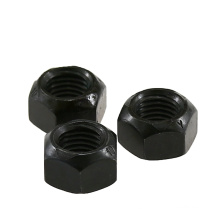 m8 Black GB /T 6185.1 Prevailing torque type all-metal hexagon nuts black carbon steel lock zinc plated grade 4